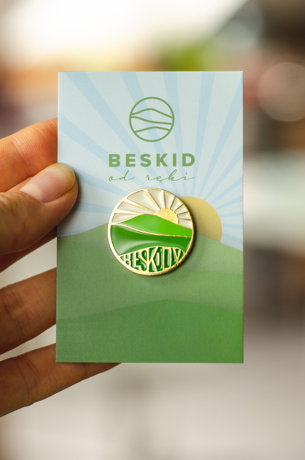 Pin BESKIDY - Beskid od ręki zdjęcie 1